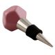Solid Pink Octagon Ceramic Wine Stopper Online